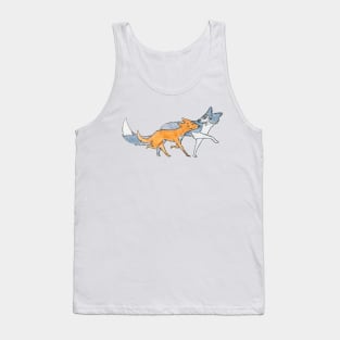 Walking the dog Tank Top